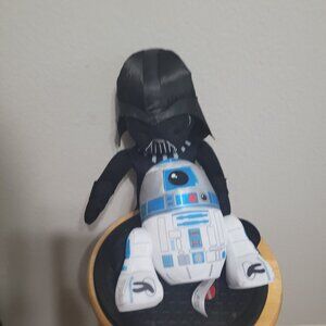 NFL Star wars darth vader R2D2 plush stuffed animal soft doll lot 15"